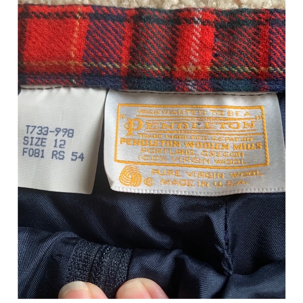 Vintage Pendleton Plaid Pants - image 4